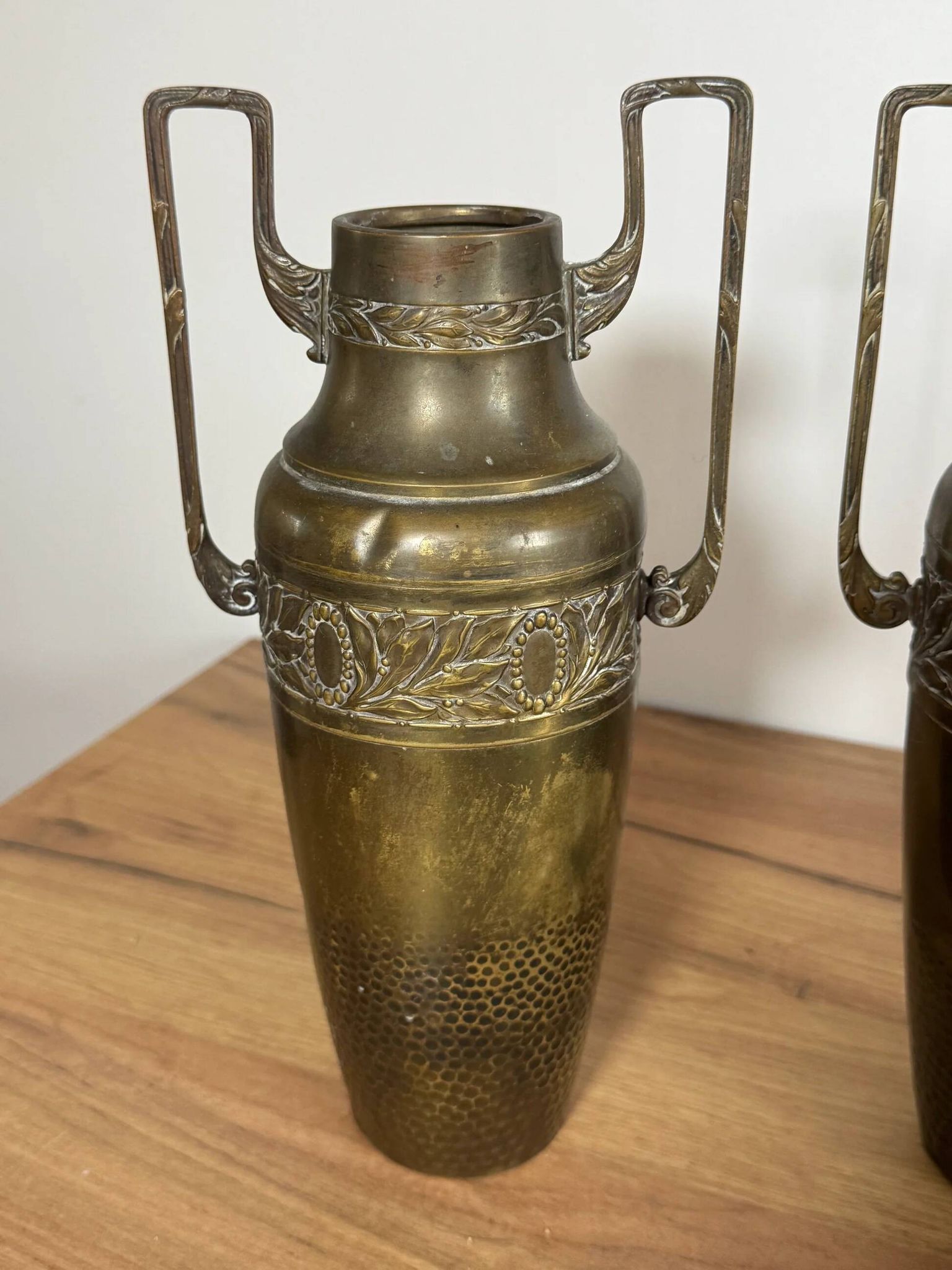 Vases amphores laiton