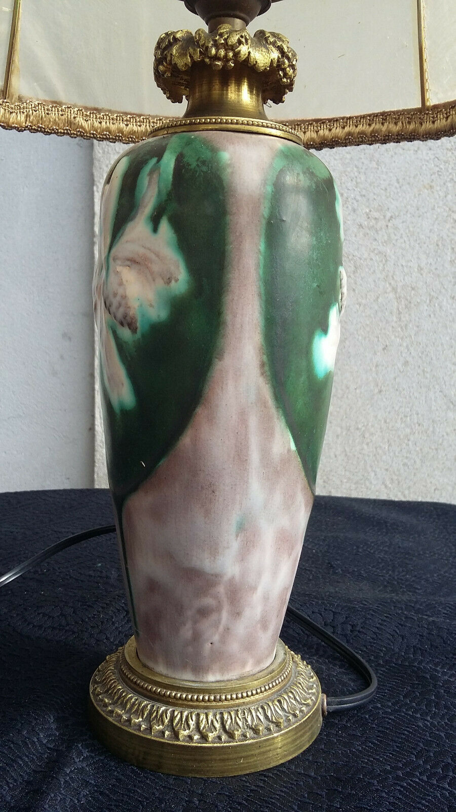 Ceramic lamp signed