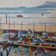 Beach and marina Les Lecques