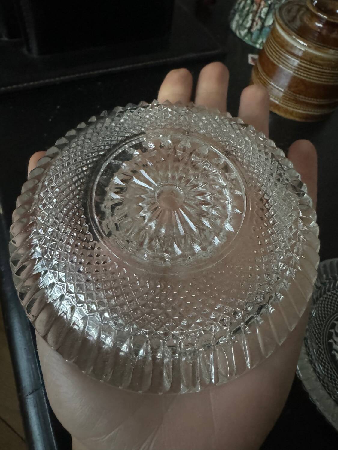 Glass candle holders