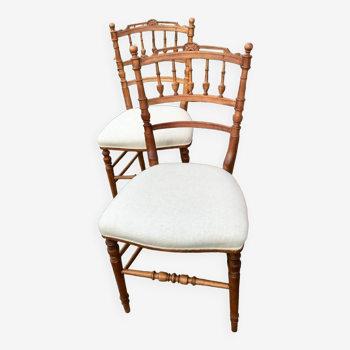 Old Napoleon III style chairs remade