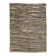 Contemporary "Tulu" Rug in Gray, Blue and Brown Colors