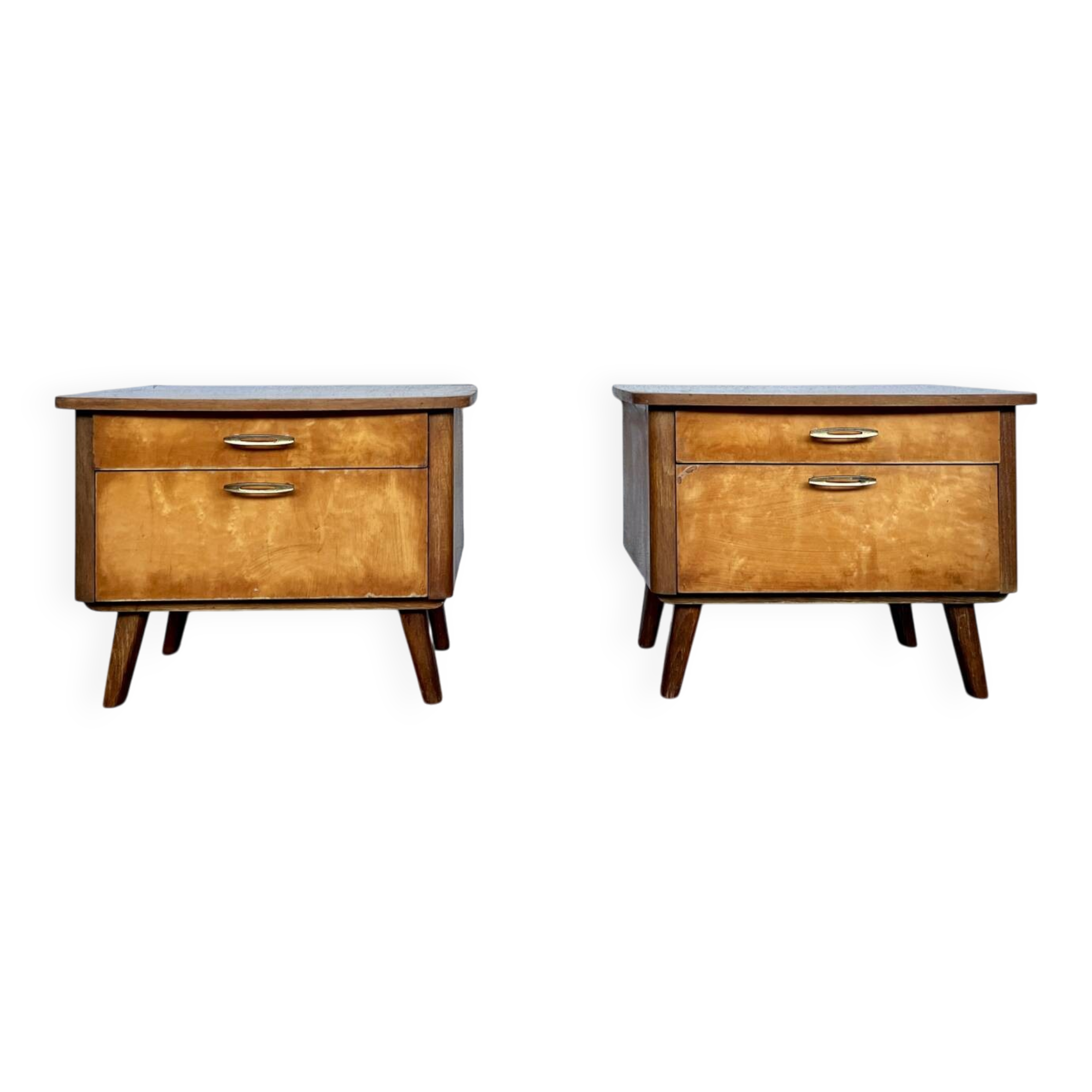 Paire de chevet / table de nuit vintage