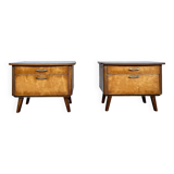 Pair of vintage bedside tables / nightstands