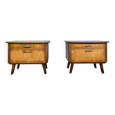 Paire de chevet / table de nuit vintage