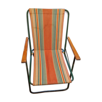 Vintage folding garden armchair