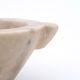 Marble mortar and wooden pestle, nineteenth century