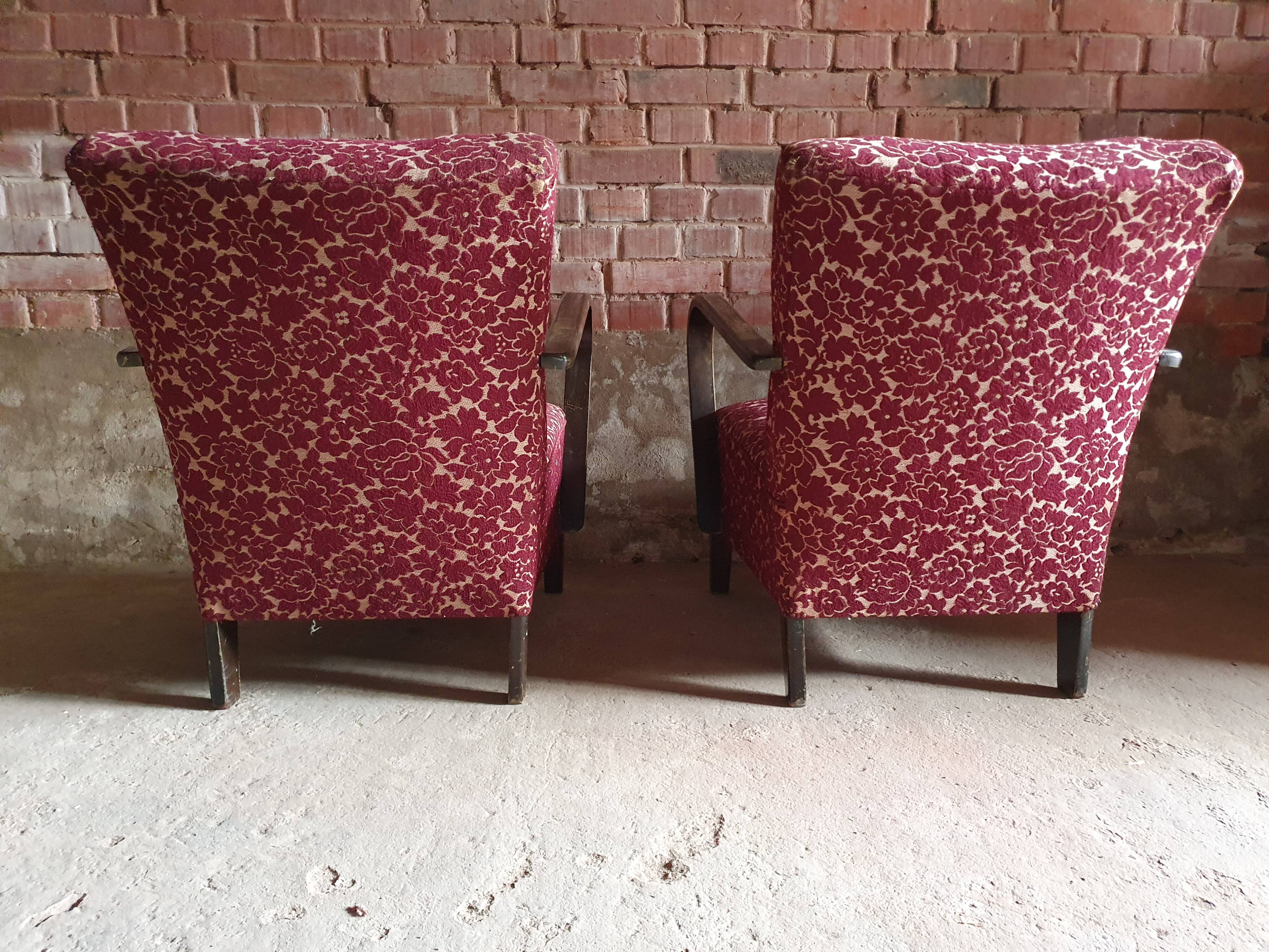 Paire de fauteuils 1950