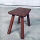 Carved Oak Side Table, 1940s