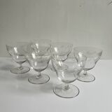 Art Deco wine glasses