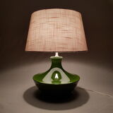Green ceramic lamp