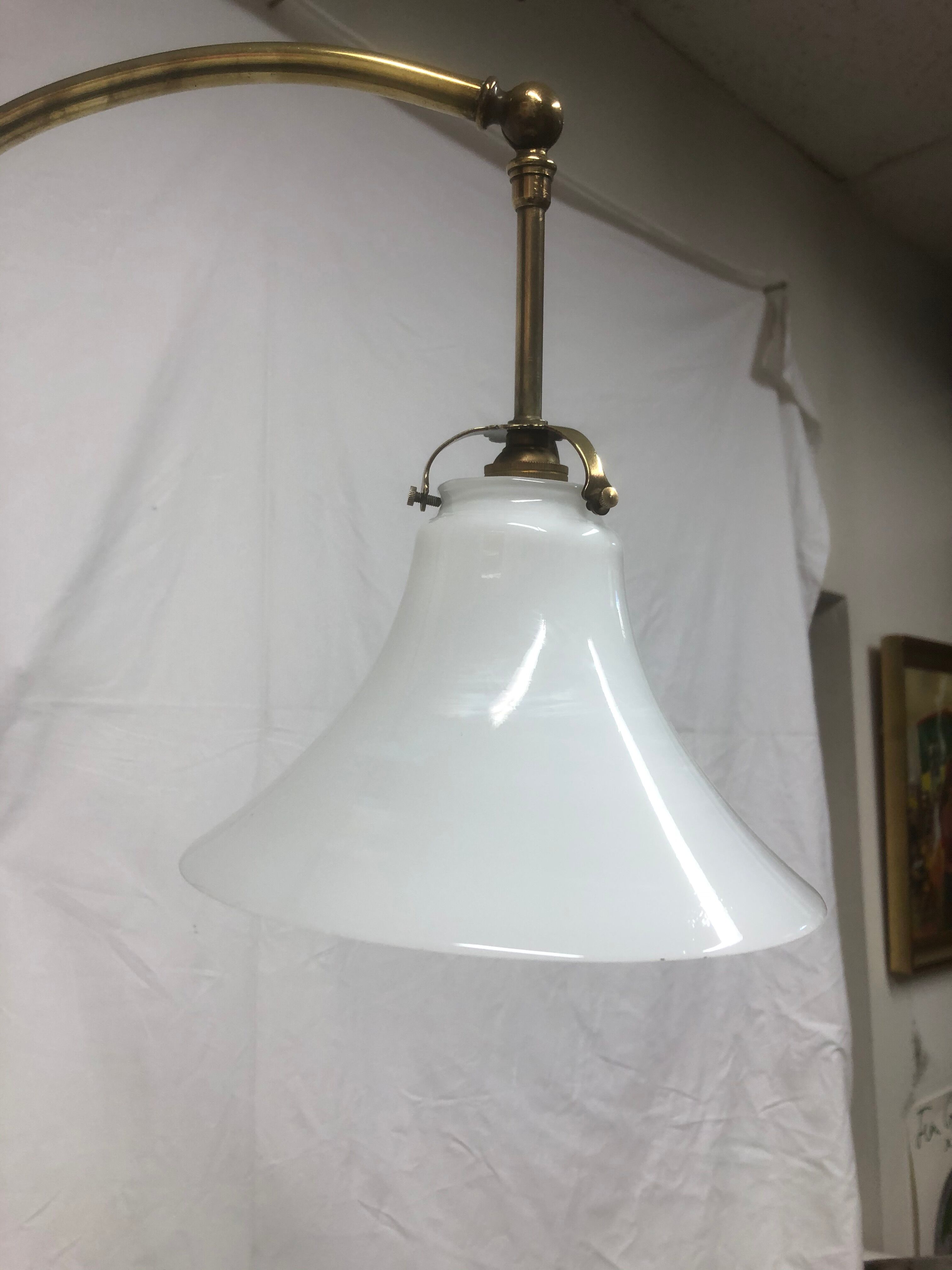 Articulated brass sconce 1950