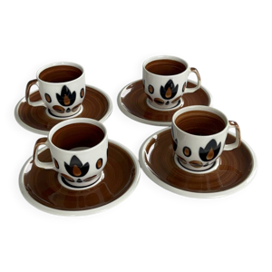 4 tasses à café Boch