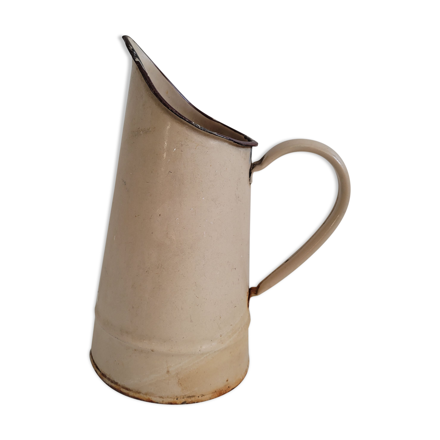 Broc enamelled beige