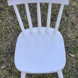 Vintage 1970s children's chair painted wood