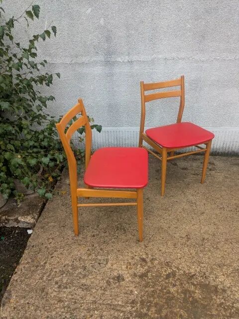 Pair of Scandinavian style chairs