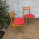 Pair of Scandinavian style chairs