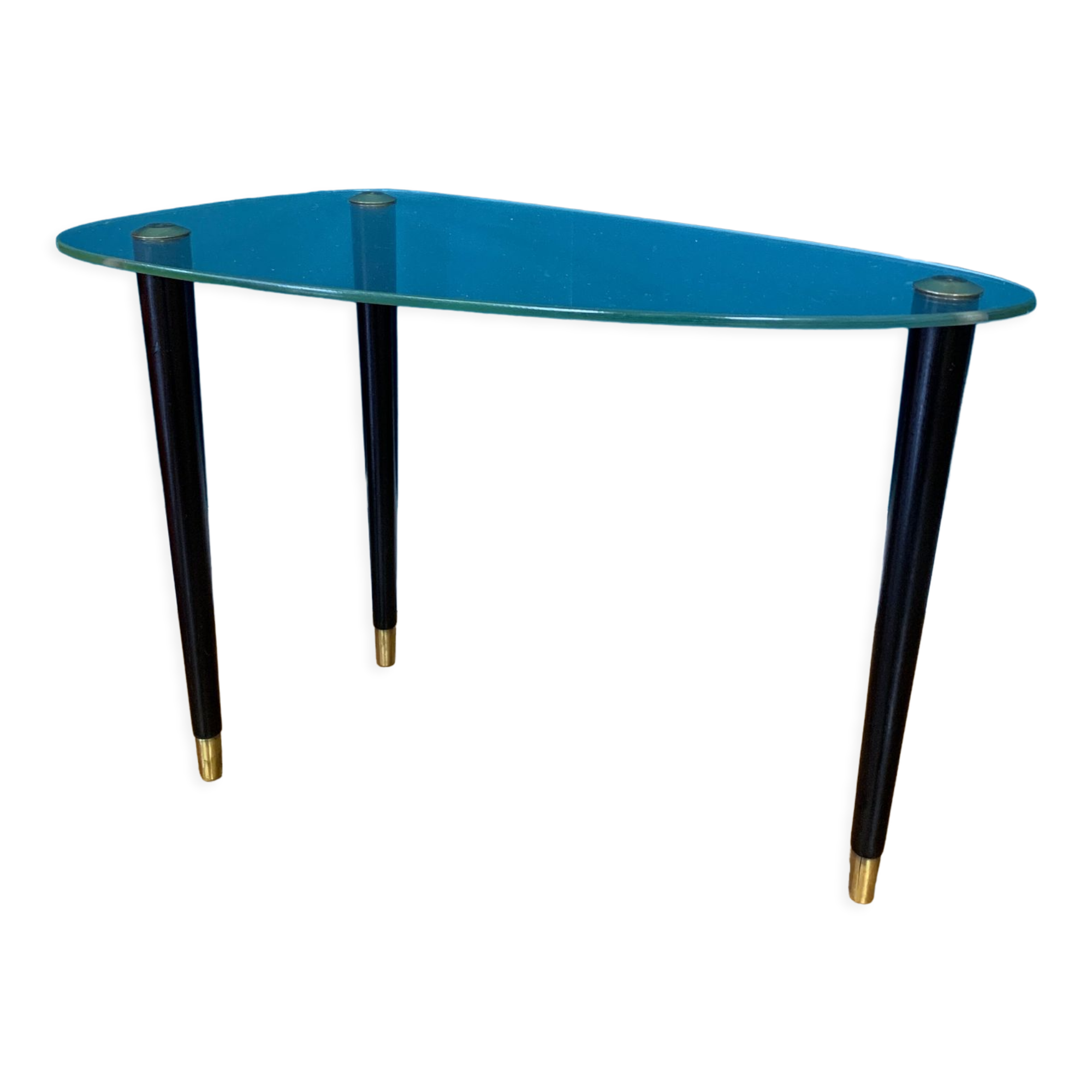 Table basse d'appoint en verre