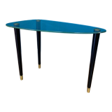 Glass side table