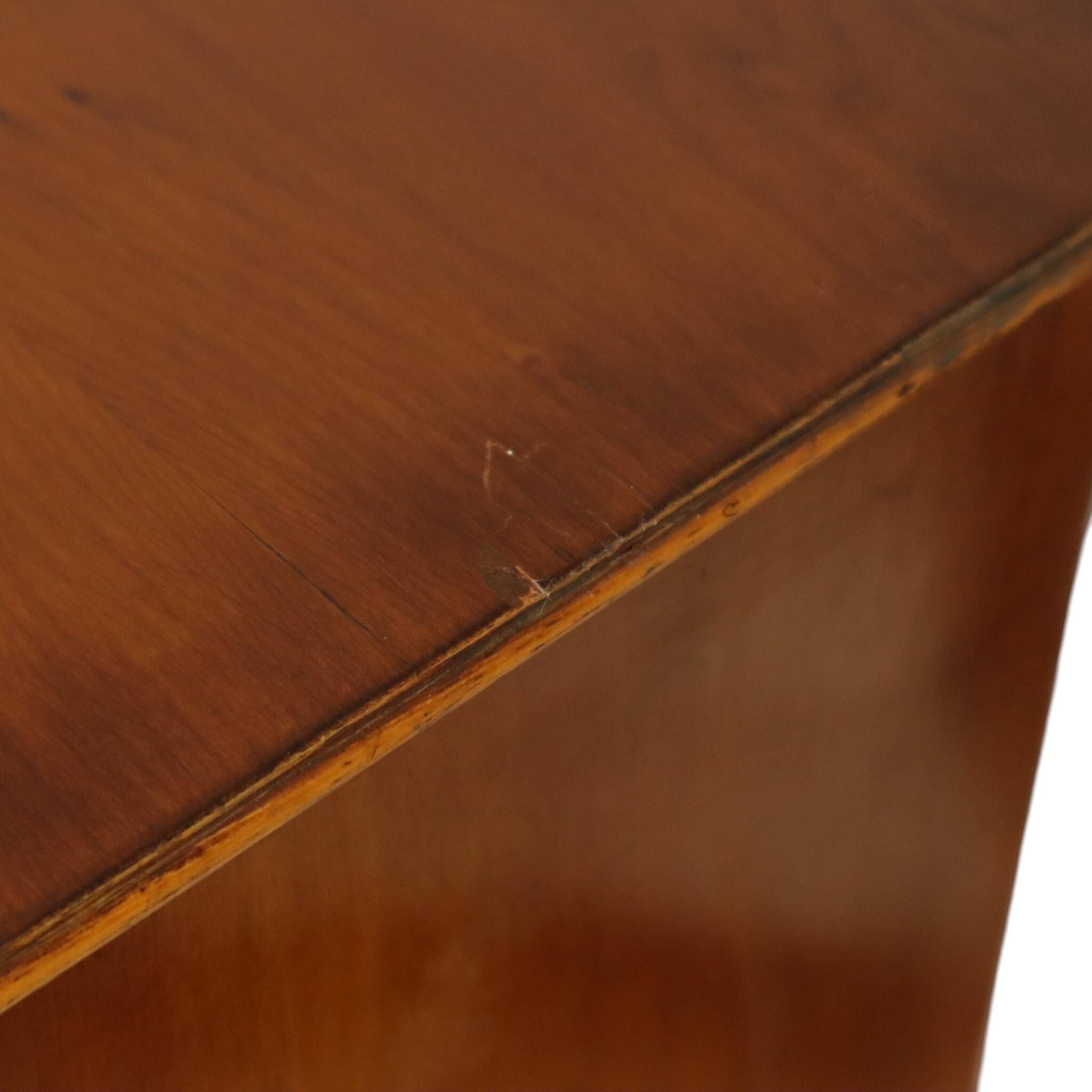 Vintage Chest of Drawers Burton Reproductions Burl Wood Veneer 116cm