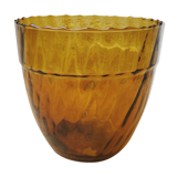 Cache amber glass jar