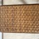 Vintage rattan low stools
