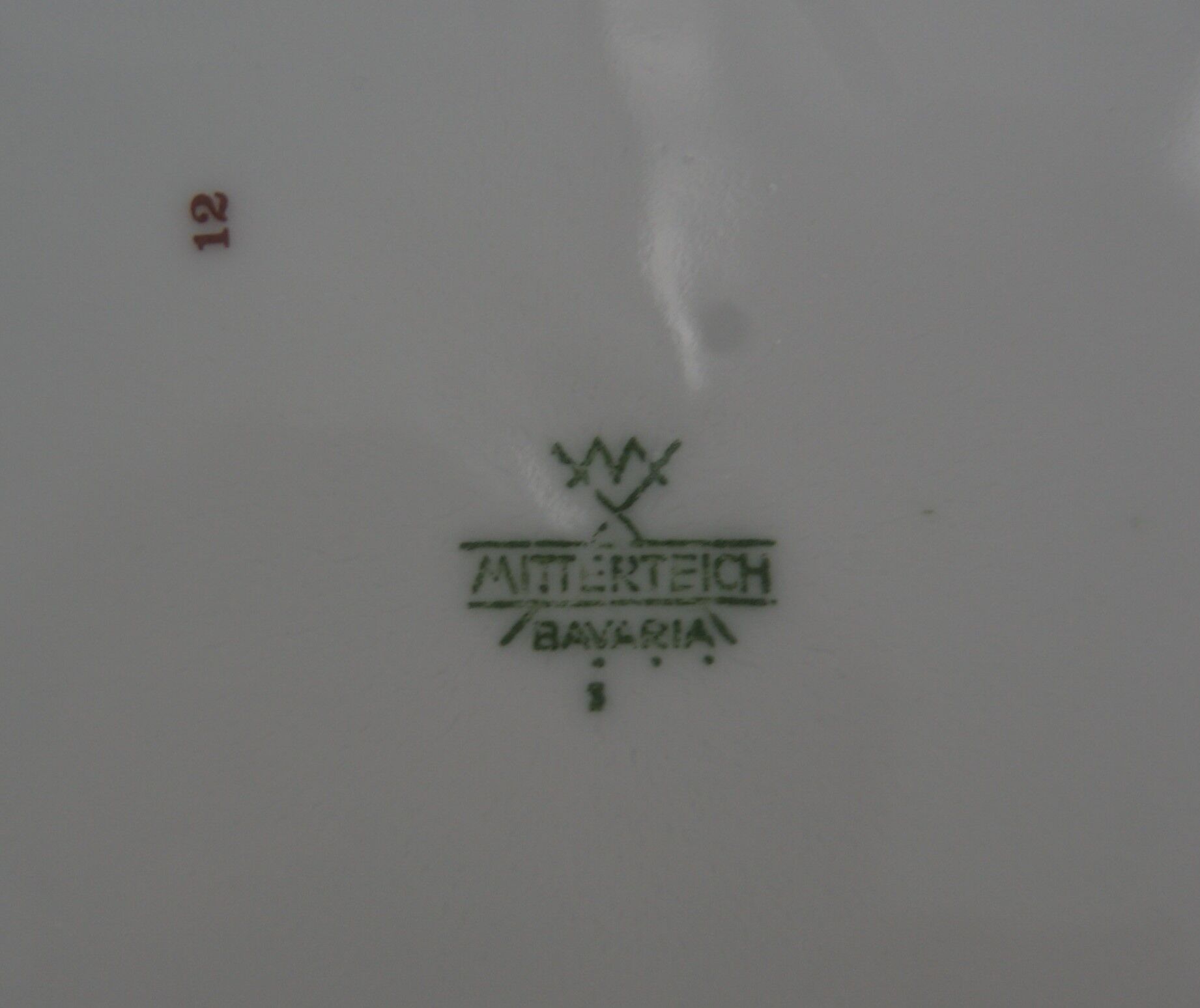 Vintage Mitterteich porcelain dish