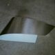 Brushed steel wall light Space Age