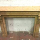 Louis Philippe yellow marble mantel