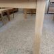 Renovated rectangular dining table