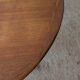 Scandinavian teak oval table from the 1960s, extendable up to 243 cm.