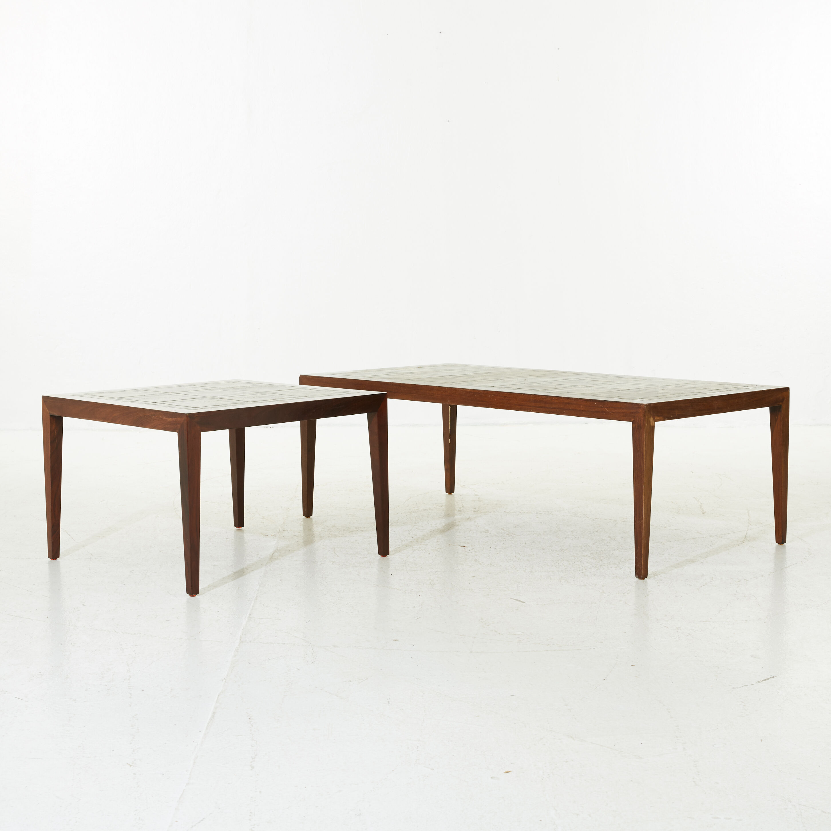 Square tile coffee table