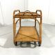 Rattan trolley with serving tray 1950’s