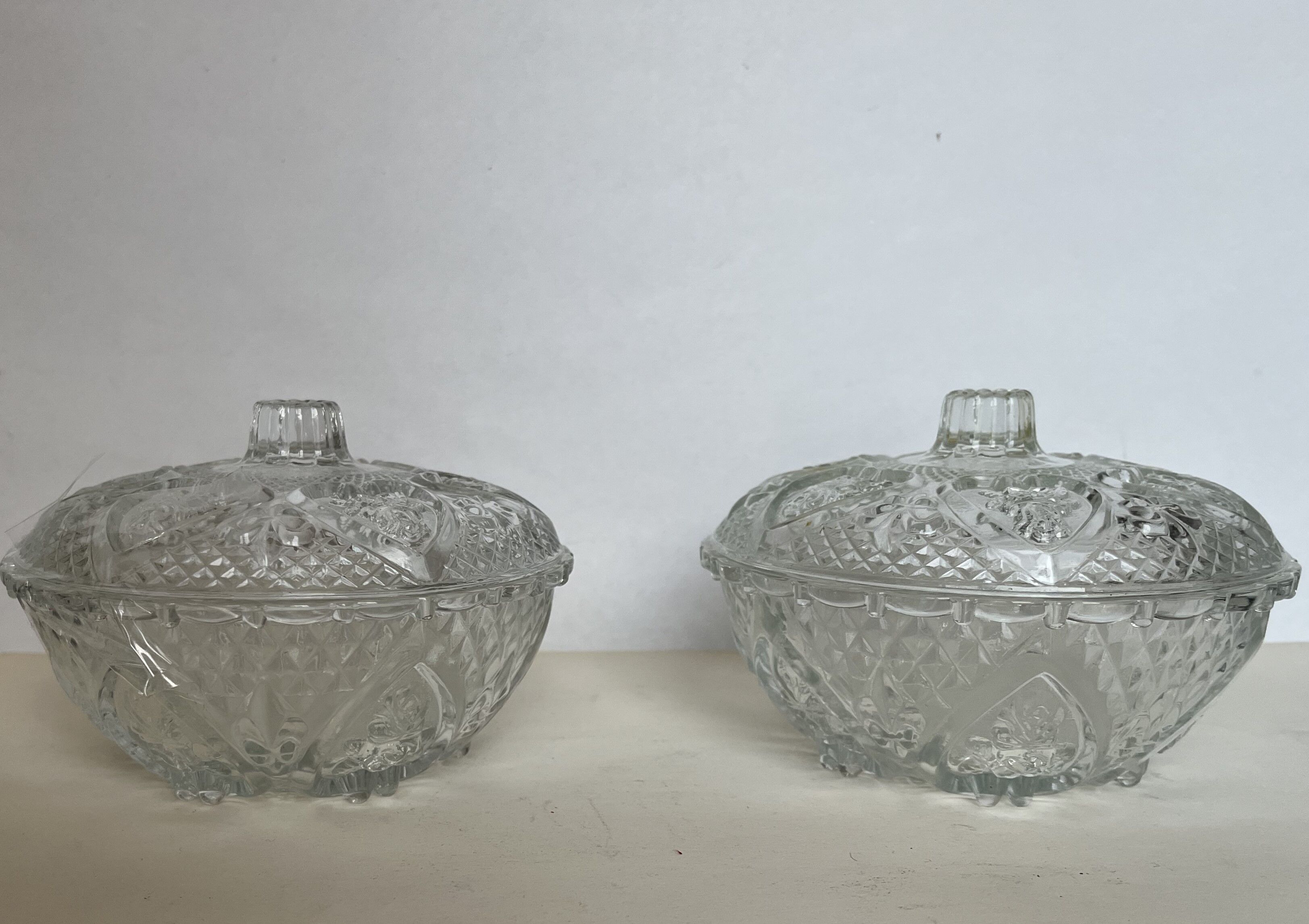 Pair of vintage sugar bowls