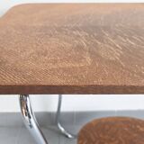 Vintage 1950s pedestal side table