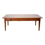 Vintage wooden farmhouse dining table