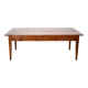 Vintage wooden farmhouse dining table