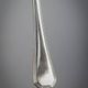 6 Christofle America espresso spoons in silver-plated metal, Luc Lanel