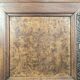 Louis XV-style buffet in walnut and burl with openwork fittings.