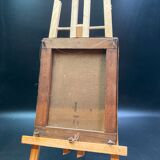 Painting on canvas depicting a man raising a glass of wine