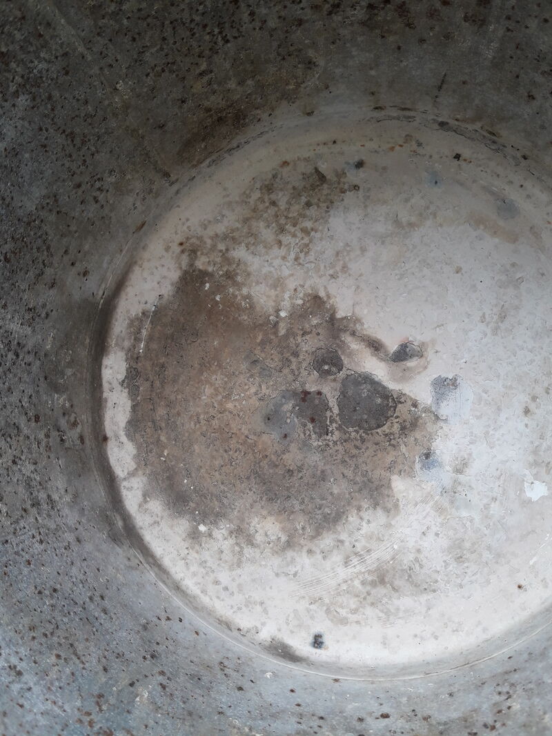 Washing machine h30cm in zinc garden