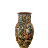 Mixed earth vase