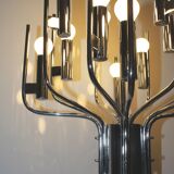 Chandelier from Sciolari in chromed metal, 1970