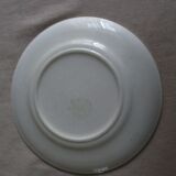 4 plates dessert Moulin des loups Orchies green tiles