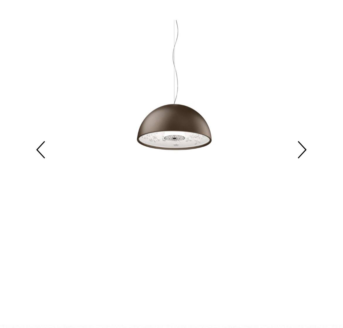 SKYGARDEN LUMINAIRE - FLOS BRAND - BROWN COLOUR