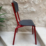 Vintage painted school chair