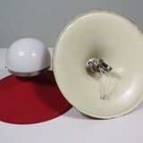 Elegant 1950s Wall or Ceiling Lights – Fluid Lines and Subtle Texture