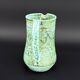 Turquoise green glazed stoneware pitcher – signed, France, 1970