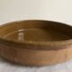 Deep dish, ceramic, glazed terracotta