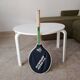 Vintage Dunlop Club tennis racket from the 1970s.